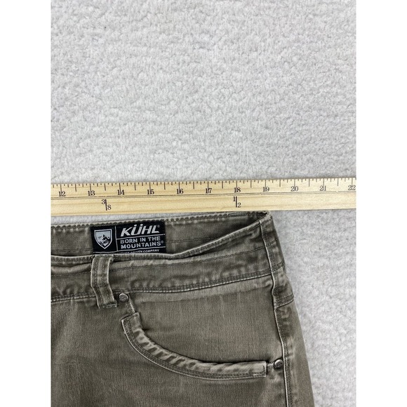 Kuhl Rydr Ryder Brown Green Canvas Hiking Work Pants Men’s 38x32 - Picture 5 of 9